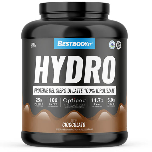 Bestbody Hydro PRO Proteine del Latte Idrolizzate Optipep DH4 Gusto Cioccolato 2kg