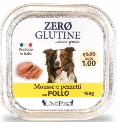 Unipro Zero Glutine Cane Con Pollo 150g