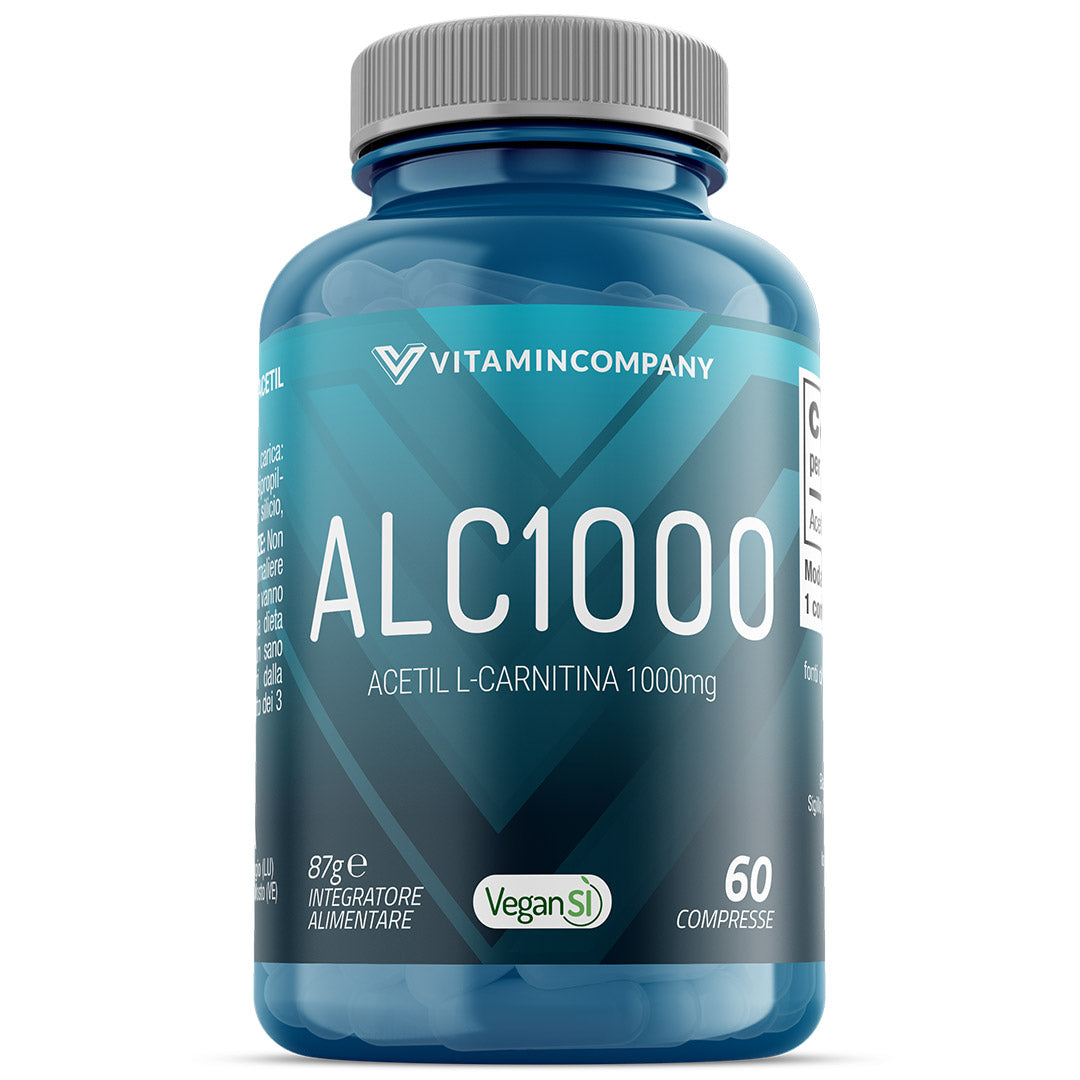 l carnitina integratore Vitamincompany New Acetil L-Carnitina 1000 60 Compresse