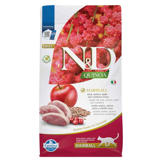 Farmina N&D Cat Quinoa Hairball Per Gatti Adulti 300g