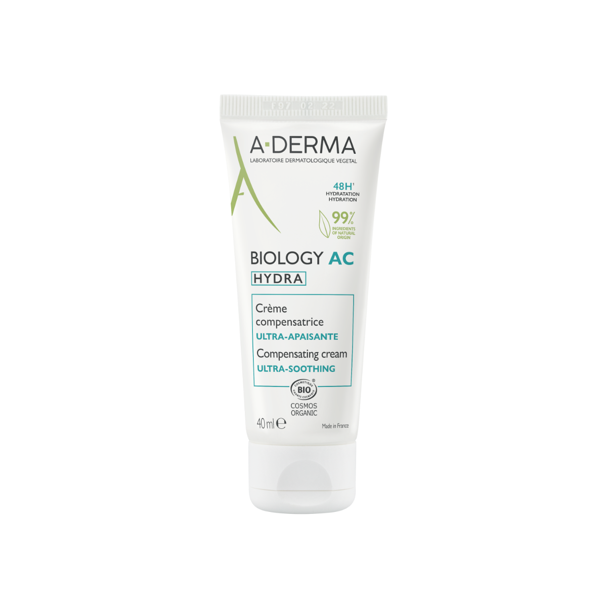 A-Derma Biology Ac Hydra Crema Compensatrice Ultra-lenitiva Anti-imperfezioni 40ml