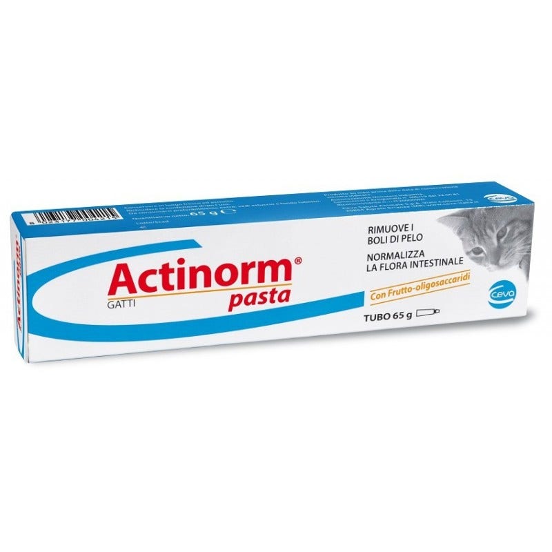 Actinorm Pasta Gatti 65g - Benessere Digestivo Felino