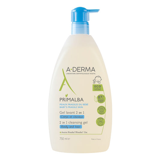 A-Derma Primalba Gel Detergente 2in1 750ml