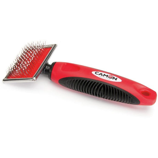 Camon Cardatore Con Denti In Acciaio Punte Arrotondate Per Cani E Gatti 12x5,5cm