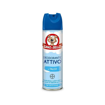 Sano e Bello Deodorante Attivo Talco Per Cani 250ml