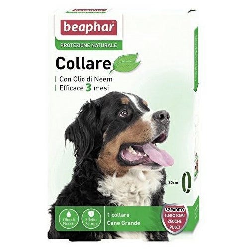 Beaphar Protezione Naturale Collare Antiparassitario Cane Grande 80cm Di Lunghezza