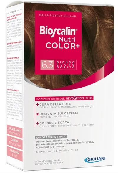 Bioscalin NutriColor Plus Colorazione Permanente 6.3 Biondo Scuro Dorato