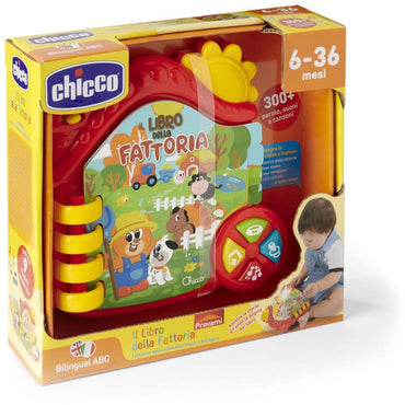 Chicco Gioco ABC Libro Parlante Fattoria 1 Pezzo 6Mesi+ Italiano/Inglese