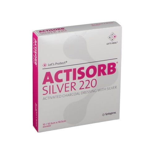 Actisorb Silv 220 10,5x10,5 10