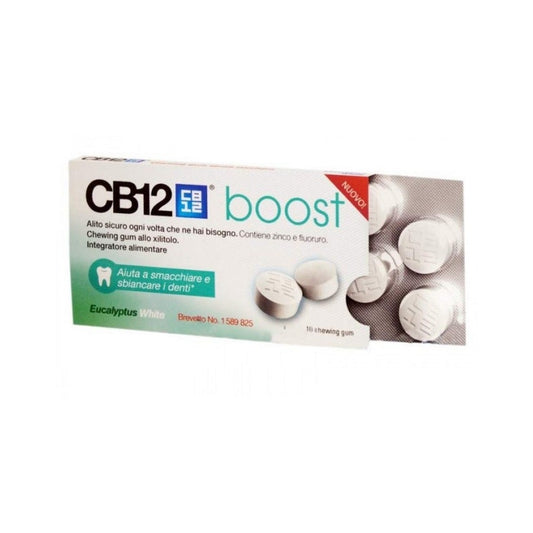 CB12 Boost Chewing Gum all'Eucalipto 10 pezzi