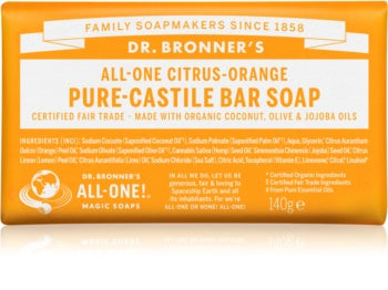 Dr. Bronner's Sapone Solido Arancia e Agrumi 140g
