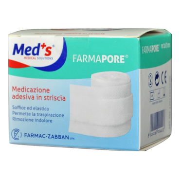 Meds Pore Medicazione Autoadesiva Tessuto Non Tessuto m1x10cm