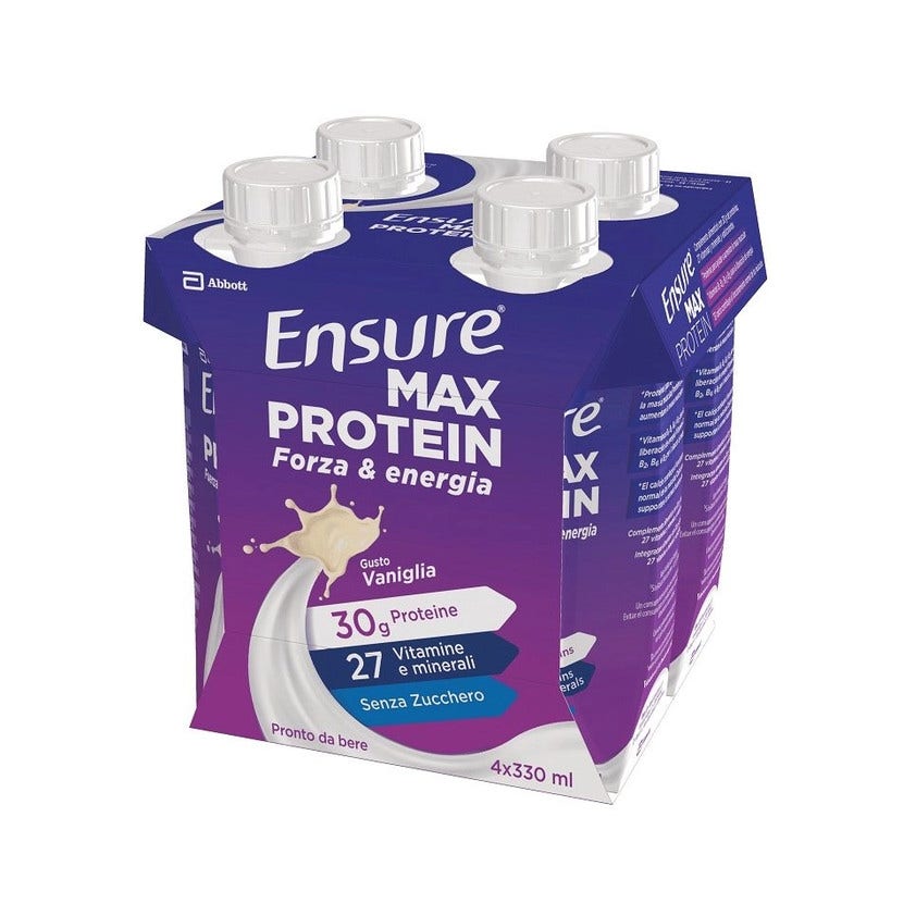 Ensure Max Protein Vaniglia 4x330ml