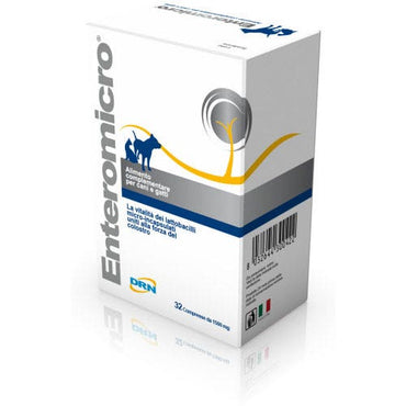 Enteromicro Mangime Complementare Cani/Gatti 32 Compresse 70g