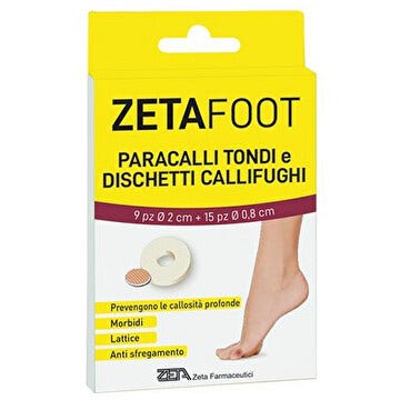 Zeta Foot Paracallo Tondo 9 Pezzi + Dischetto Callifugo 15 Pezzi