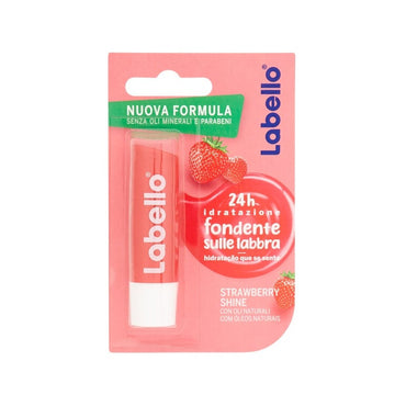 Labello Strawberry Shine Burrocacao Labbra Colorato E Idratante All'aroma Di Fragola 4,8g