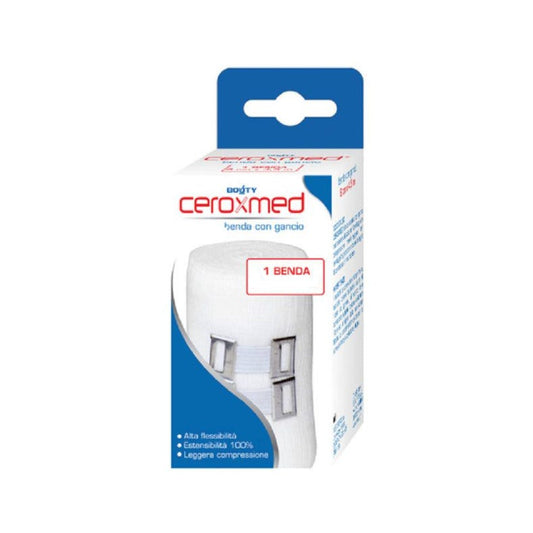 Benda Elastica Ceroxmed 6x450cm Con Gancio 1 Pezzo