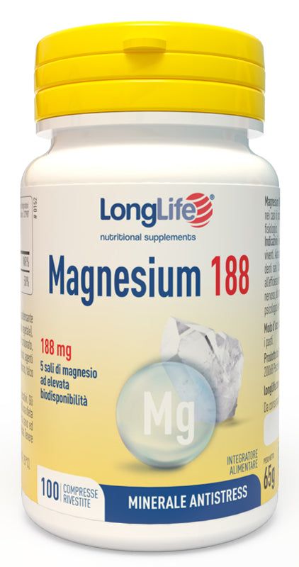 Longlife Magnesium 188 100cpr