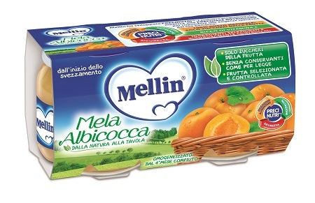 Mellin Omog Mela/albic 2x100g