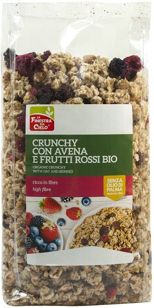 Crunchy Avena Frutti Rossi Bio