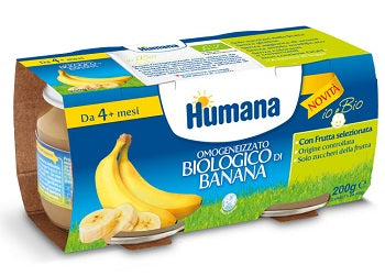 Humana Omog Banana Bio 2x100g