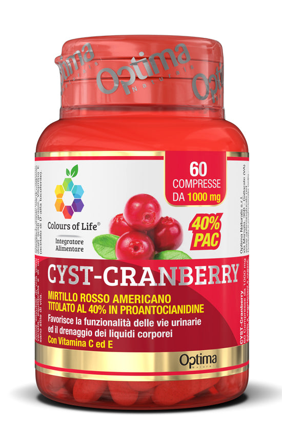 Cyst-cranberry 60cpr Colours
