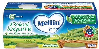 Mellin Omog Primi Legumi 2x80g