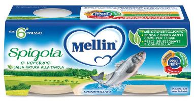 Mellin Omog Spigola 2x80g