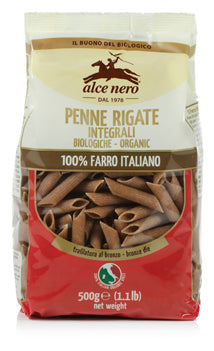 Penne 100% Farro Integrale Bio