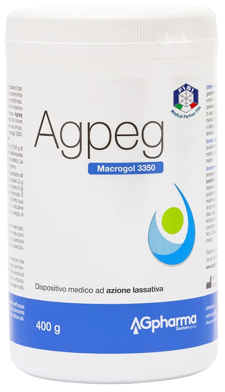 Agpeg Macrogol 3350 Barattolo 400g