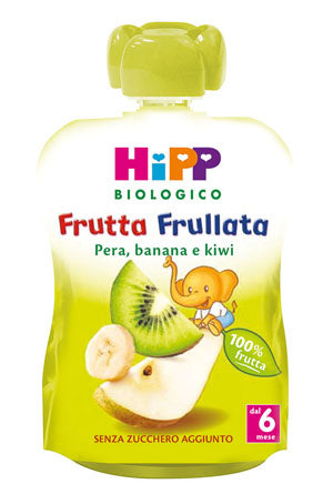 Hipp Bio Frutta Frullata Pera Banana e Kiwi 90g
