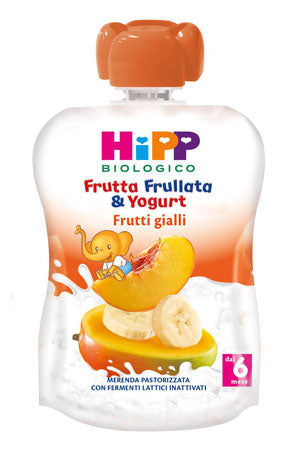 Hipp Bio Frutta Frullata Yogurt e Frutti Gialli 90g