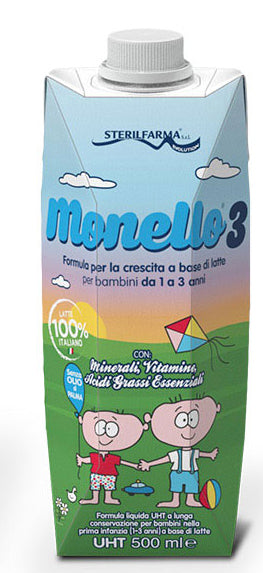 Monello 3 1/3anni Liquido500ml