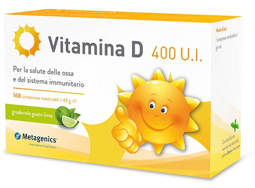 Vitamina D 400 Ui 168cpr