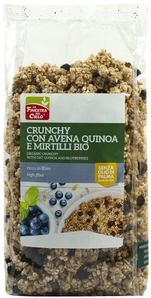 Crunchy Avena Quinoa Mirt Bio