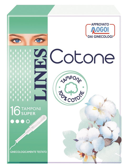 Lines Cotone Tampone Super 16p