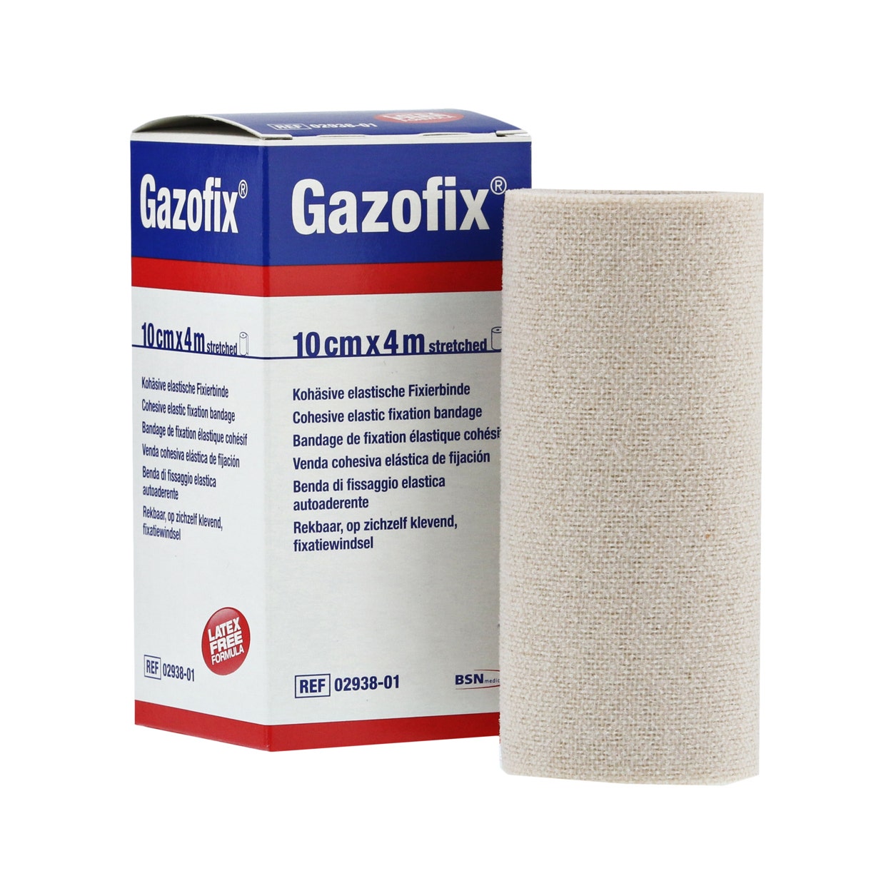 Gazofix Benda Elastica Autoadesiva 4mx10cm