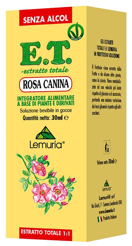 Rosa Canina Estratto Totale 30ml Senza Alcol