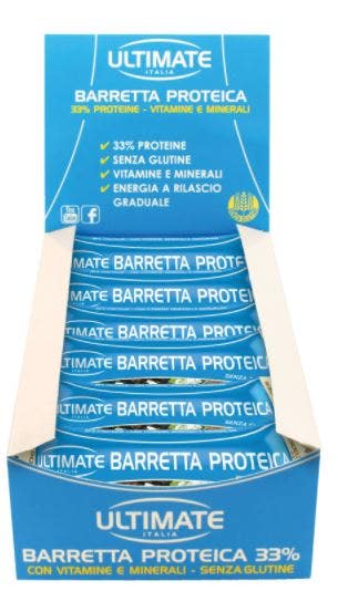 Ultimate Barretta Proteica Vaniglia E Cookies 24 Pezzi