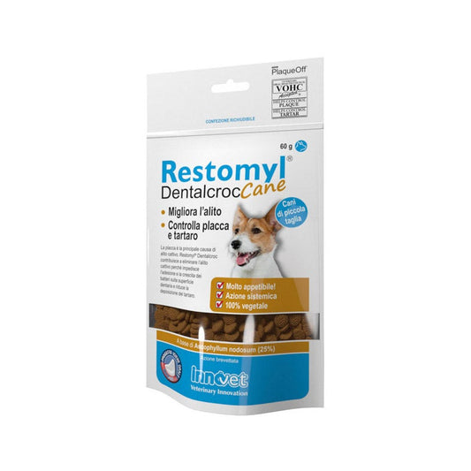 Restomyl Dentalcroc Supporto Nutrizionale Cani 60g