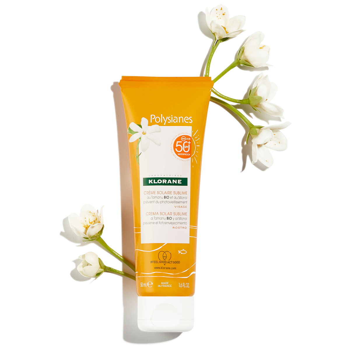 Klorane Polysianes Crema Solare Sublime SPF 50+ 50ml
