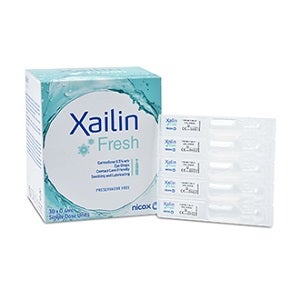Xailin Fresh Gocce Oculari Carbossimetilcellulosa 0,5% 30 Flaconcini Monodose 0,4 Ml