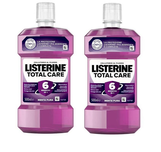 Listerine Total Care Pacco Doppio 2x500ml