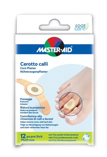 Master-Aid Foot Care Cerotto Calli In Polietilene 12 Pezzi