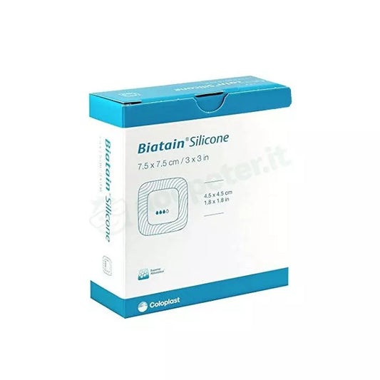 Biatain Silicone Adesivo 7,5x7,5 10 Pezzi
