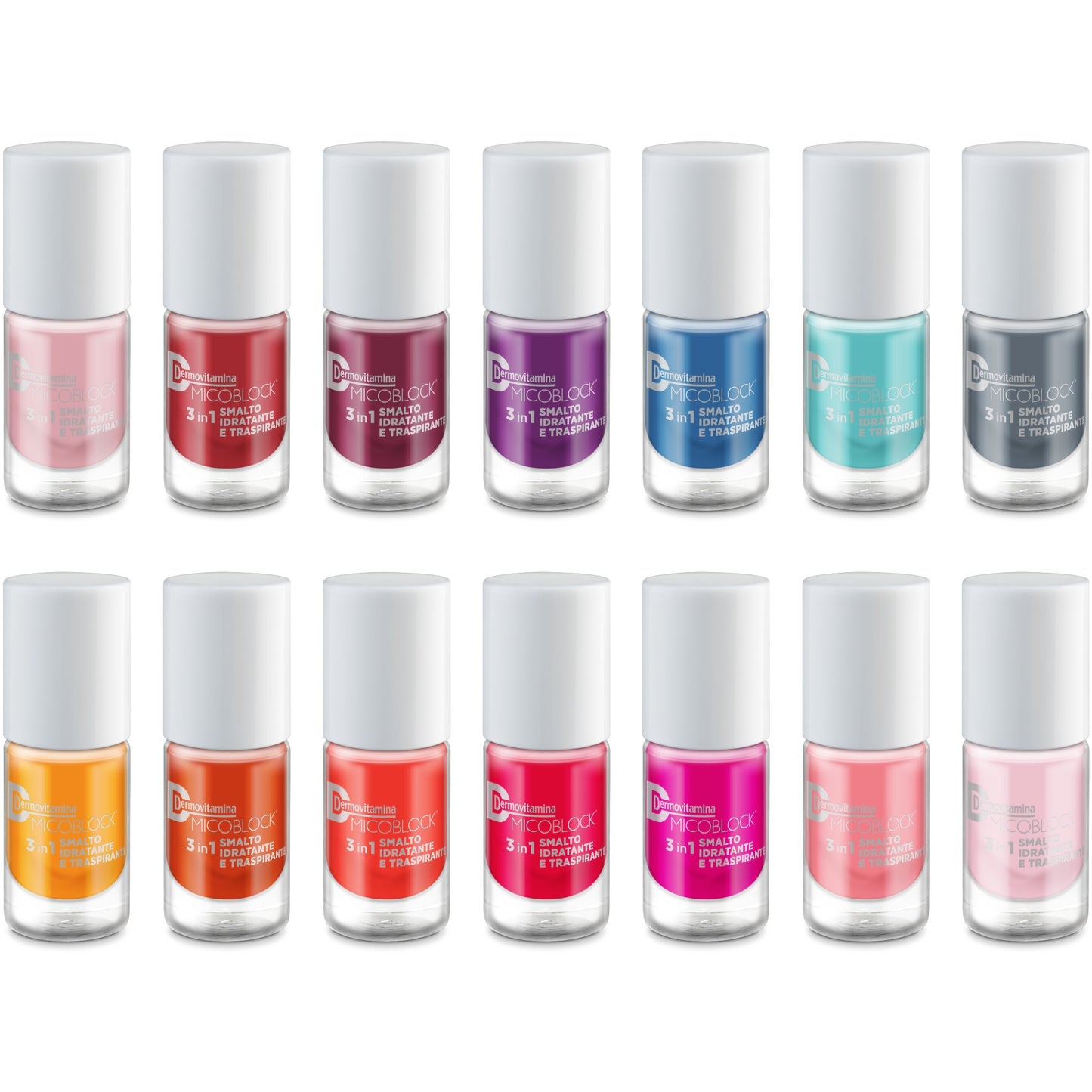 Dermovitamina Micoblock 3 In 1 Smalto Arancio Brillante 5ml