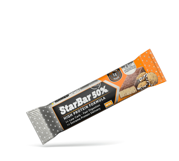 Named Sport StarBar 50% Cookies e Cream 50g