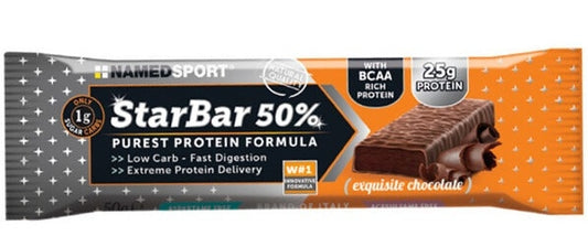Named Sport Starbar 50% Barretta Iperproteica Exquisite Chocolate 50g