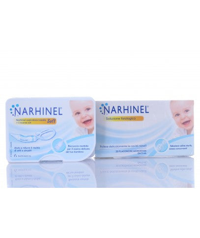 Narhinel Bipack Aspiratore Nasale + 60 flaconcini da 5ml