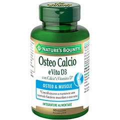 Nature's Bounty Osteo Calcio e Vita D3 60 tavolette